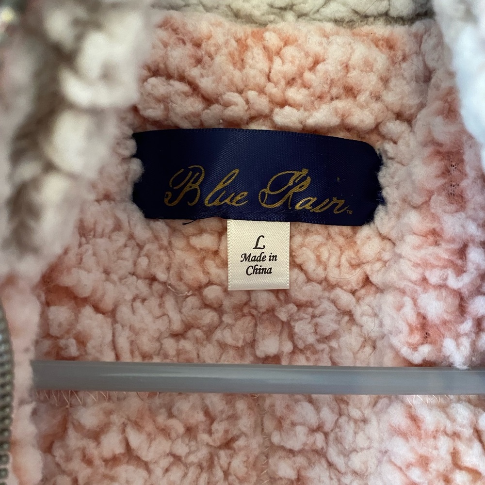 Pink Sherpa Vest
